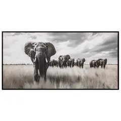 JUST HOME COLLECTION - Cuadro Elefantes 120x60
