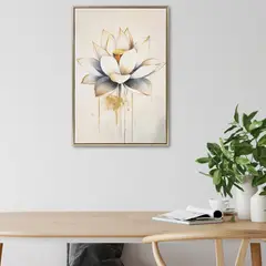 JUST HOME COLLECTION - Cuadro Flor Loto 40x58