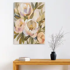 JUST HOME COLLECTION - Cuadro Flores Arriba1 60x80