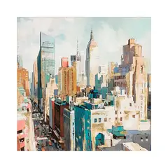 JUST HOME COLLECTION - Cuadro Ciudad Big 80x80