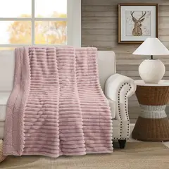 JUST HOME COLLECTION - Manta Clasic Rabbit 125x150 Beige