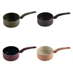 JUST HOME COLLECTION - Cacerola en Aluminio 16cm 1400ml Antiadherente Terra Soft Colores Surtidos