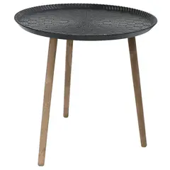 JUST HOME COLLECTION - Mesa Lateral 60x60x58 cm Negro