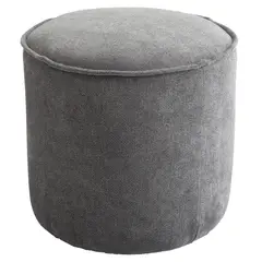 JUST HOME COLLECTION - Puf Redondo 40x40x40 cm Gris