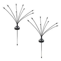 JUST HOME COLLECTION - Set de 2 Estaca Solar Ramo Negro