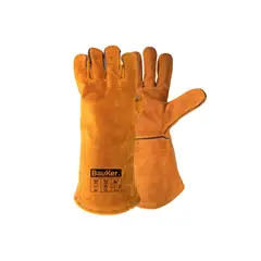 BAUKER - Par Guante Soldador Cuero Ab