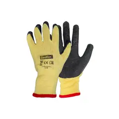 BAUKER - Par Guante Multiflex Poliester Amarillo negro