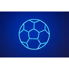 JUST HOME COLLECTION - Lámpara de Mesa Neón Pelota Mundial