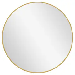 JUST HOME COLLECTION - Espejo Redondo 70 cms Dorado