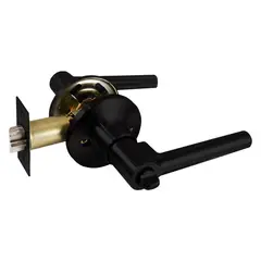 FIXSER - Cerradura Baño Manija Cobalto Negro