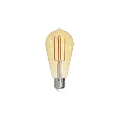 DAIRU - Bombillo Led Filamento Pera ST64 6W Dim E27 Luz Cálida Amb