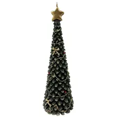DEAR SANTA - Vela Árbol de Navidad Verde D10.2x27cm