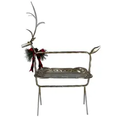 DEAR SANTA - Bandeja Metálica Reno Navidad Multicolor 75.4cm