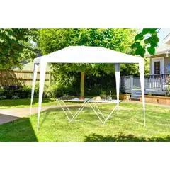 undefined - Toldo Armable Poliéster Blanco 300 X 240 Cm