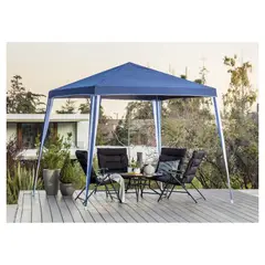 undefined - Toldo Armable Poliéster Azul 300 X 300 Cm