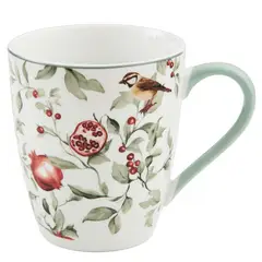 DEAR SANTA - Mug Hoja Granada en Cerámica Multicolor 354ml 10.2cm
