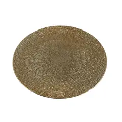 DEAR SANTA - Base para Plato Amarillo/Dorado en Polipropileno 33cm