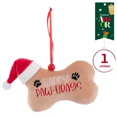 DEAR SANTA - Hueso Gorro Café en Poliéster Huella de Amor