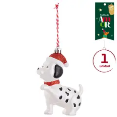 DEAR SANTA - Perro Moteado Blanco/Negro Huella de Amor