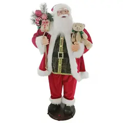 DEAR SANTA - Santa Bailando de 150cm Rojo 110 V Eléctrico
