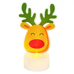 DEAR SANTA - Tealite Led Reno de Pila 9.5cm Producto Certificado