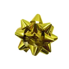 DEAR SANTA - Mono Regalo Dorado en PVC 25x25cm