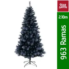 DEAR SANTA - Árbol de Navidad Brillo Azul 7 Pies