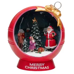 DEAR SANTA - Globo Santa Navidad Led 17.5cm a Batería