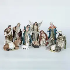 DEAR SANTA - Pesebre 11 Piezas 20cm en Poliresina Multicolor