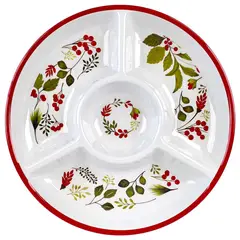 DEAR SANTA - Plato Melamina Navidad Chip Dip Multicolor 1200ml 34cm