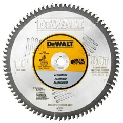 DEWALT - Disco Corte Aluminio 10 pulgadas 80 dientes