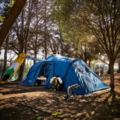 KLIMBER - Carpa Para Camping 8 Personas Nylon Maurice Azul