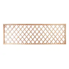 DEKOART - Cerca Madera 1.8x0.6 Mts. Crudo Rombo