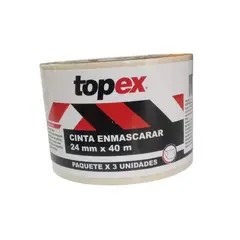TOPEX - Cinta Enmascarar 24 mm x 40 Metros