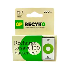 GP - Pila Recargable 9 Voltios Nimh 170 Mah 1 Unidad