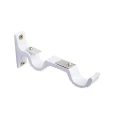 undefined - Set De 2 Soporte Doble Blanco 1 Pulgada B X 2