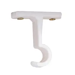 JUST HOME COLLECTION - Set de 2 Soportes Techo 19mm Blanco